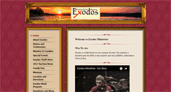 Desktop Screenshot of exodosministries.com